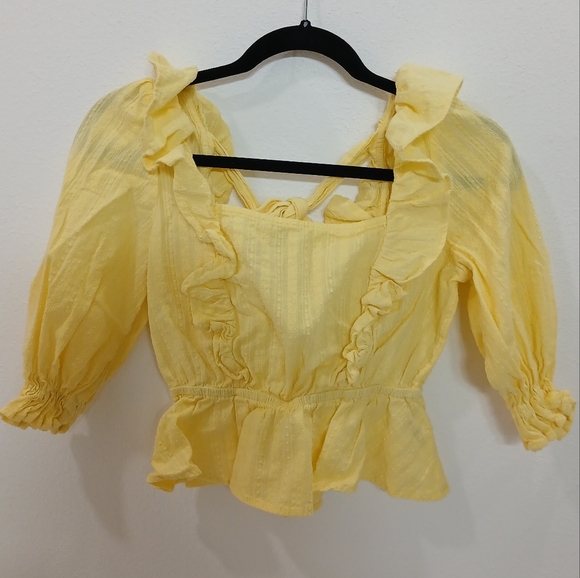 SUMMER vibrant shein open back top size xs - Picture 1 of 3